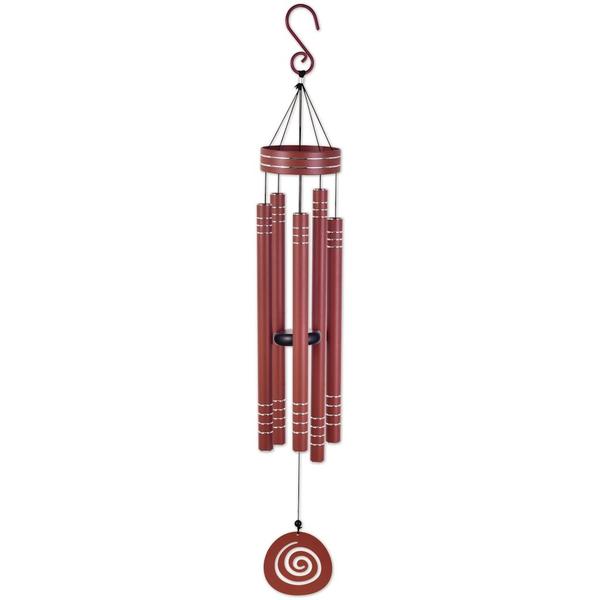 41" Wind Chime Burgundy Wind Chime