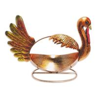 Sunset Vista Designs 15" Thanksgiving Turkey Tabletop Centerpiece Basket