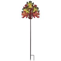 Sunset Vista Designs 13" Turkey Fall Leaves Garden Stake