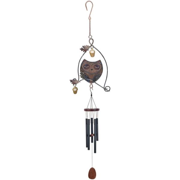 38" Copper Owl Wind Chime