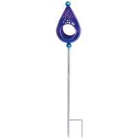 Sunset Vista Designs 32.7" Tear Drop Blue/Purple Birdfeeder Lawn Stake