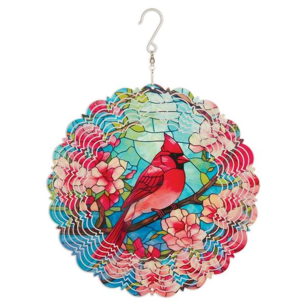 11" Summer Cardinal Wind Spinner