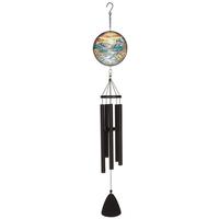 Sunset Vista Designs 40" Stain Glass Mountain Wind Chime