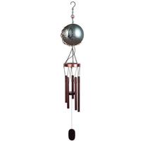 Sunset Vista Designs 39" Flower Moon Butterfly Solar Wind Chime