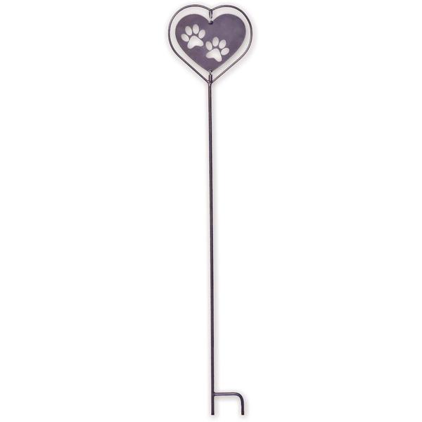25" Commemorative Paw Prints Mini Lawn Stake
