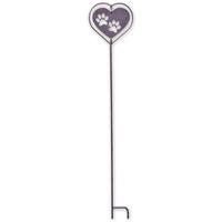 Sunset Vista Designs 25" Commemorative Paw Prints Mini Lawn Stake