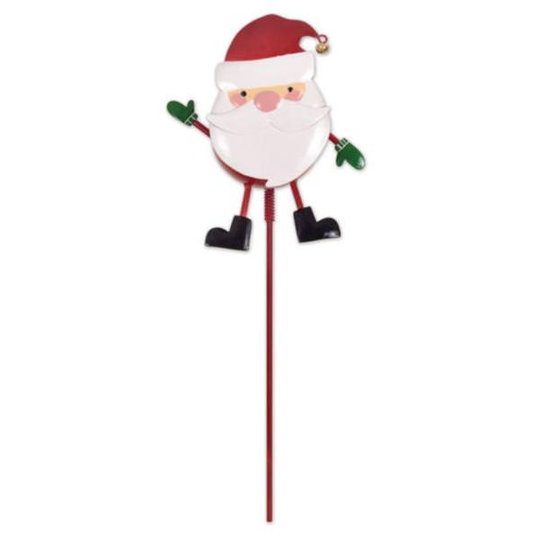 18" Red/White Santa Christmas Pick