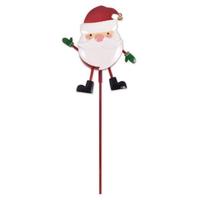 Sunset Vista Designs 18" Red/White Santa Christmas Pick