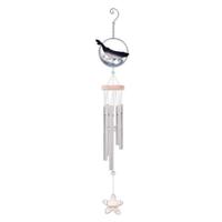 Sunset Vista Designs 40" Metal Whale Wind Chimes