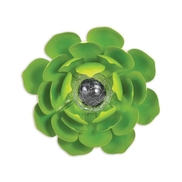 12.5" White Knight Solar Succulent