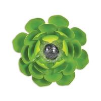 Sunset Vista Designs 12.5" White Knight Solar Succulent
