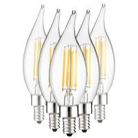 Sylvania 5.5 watt B10 Candelabra Screw 2700K Warm White LED (6 Pack)