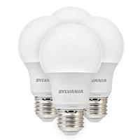 Sylvania 9 watt 120 volt A19 2700K Warm White Medium Screw Base LED Light Bulb (4 Pack)