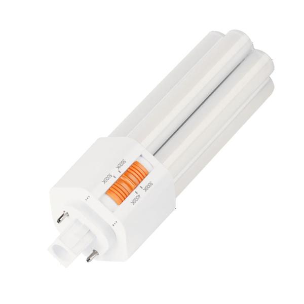 15 watt 120/277 volt T4X3 2-Pin Base CCT Selectable LED Light Bulb