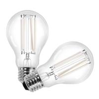 Sylvania 6 watt 120 volt A19 Medium Screw Base White Filament LED Light Bulb (2 Pack)