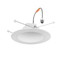 Sylvania 5"-6" 8 watt 120 volt Medium Screw Base 3000K Natural White LED Recessed Downlight
