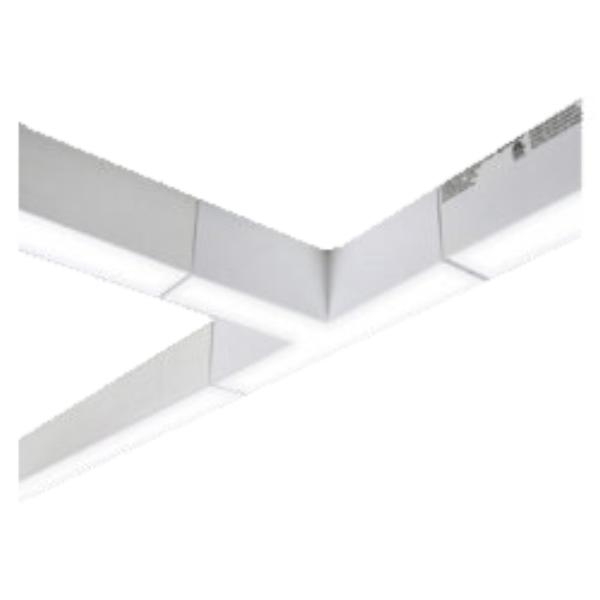 White T-Connector for LED Strip Fixtures
