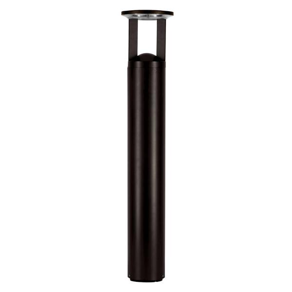 6" 16/20/24 watt 120/347 volt CCT Selectable Bronze LED Bollard