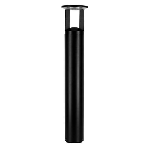 6" 16/20/40 watt 120/347 volt CCT Selectable Black LED Bollard
