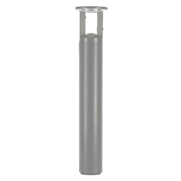 6" 16/20/24 watt 120/347 volt CCT Selectable Gray LED Bollard 