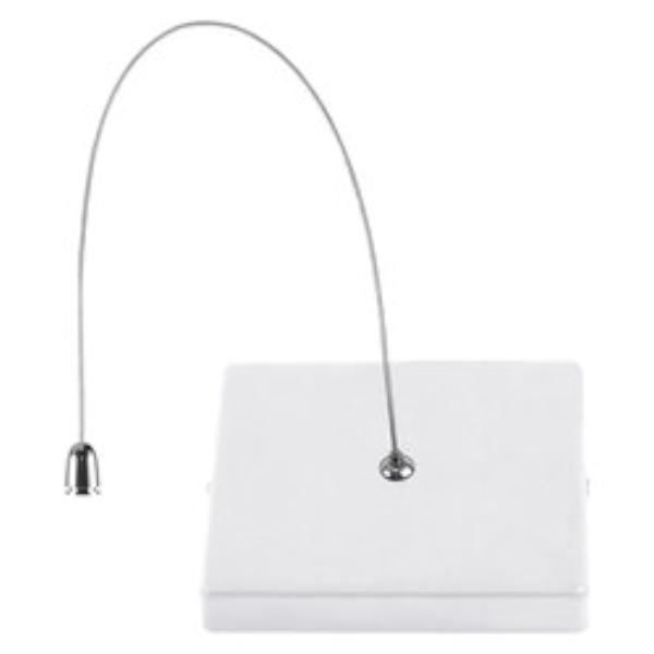 White Square Canopy Kit for 2' and 4' LED Strip Fixtures