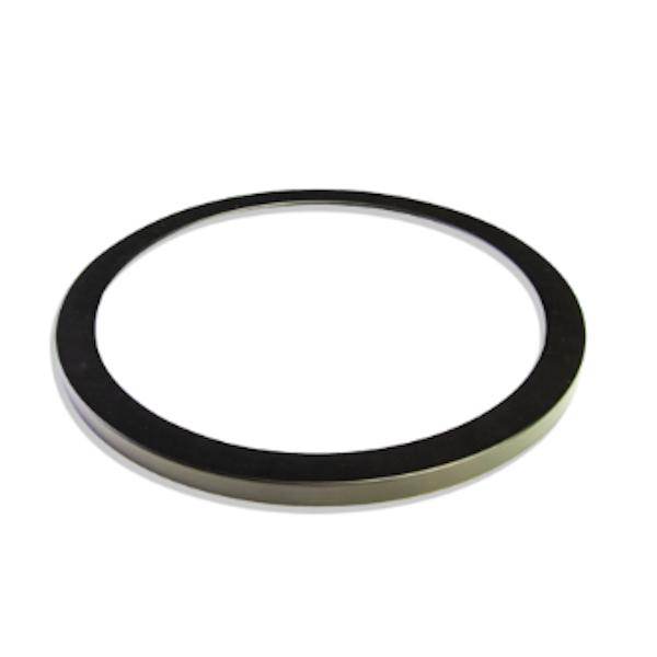 7" Matte Black Round Trim For Downlight