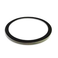 TCP 7" Matte Black Round Trim For Downlight