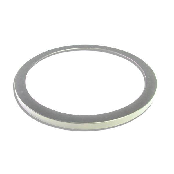 7" Satin Nickel Round Trim For Downlight