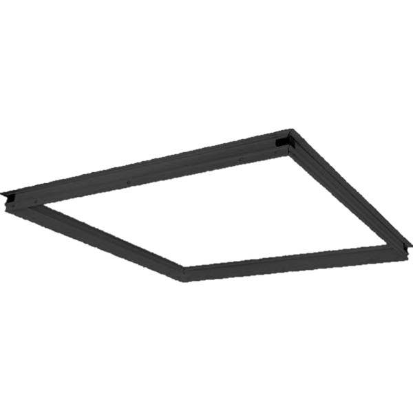2' x 2' Sheet Rock Black Flange Mounting kit