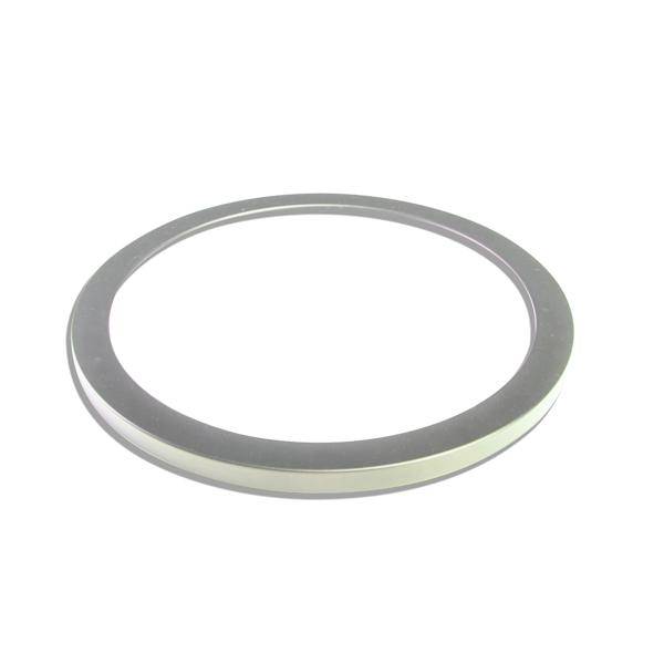 9" Satin Nickel Round Trim For Downlight