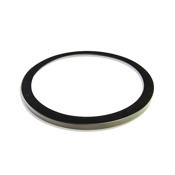 9" Matte Black Round Trim For Downlight
