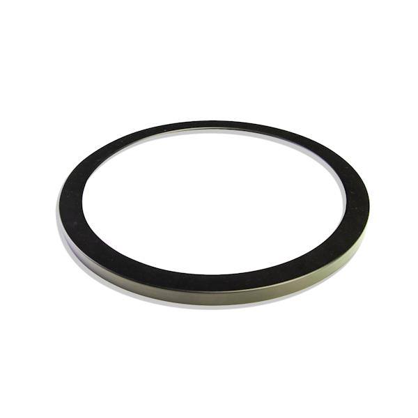 12" Matte Black Round Trim For Downlight