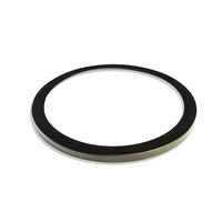 TCP 12" Matte Black Round Trim For Downlight