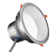 TCP 4” Selectable watt 120/277 volt CCT Selectable Diffuser Recessed LED Downlight
