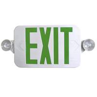 TCP .5 watt 120/277 volt Low Profile Combo Emergency Exit Sign