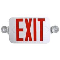 TCP .5 watt 120/277 volt Low Profile Combo Emergency Exit Sign