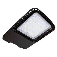 TCP 100 watt 120/277 volt  4000K Cool White Black Dimmable LED Area Lights