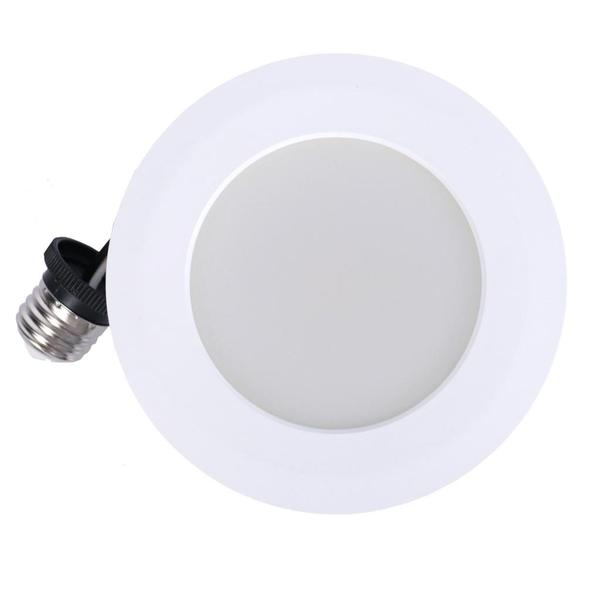 4" 10 watt 120 volt CCT Selectable Smooth Face LED Downlight Retrofit