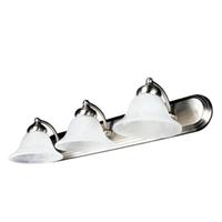 TCP 30" 3 Lamp 6 watt 120 volt 4100K Cool White Brushed Nickel LED Vanity Light Fixture