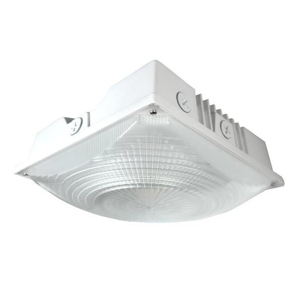 Selectable watt 120/277 volt CCT Selectable LED Canopy Light Fixture