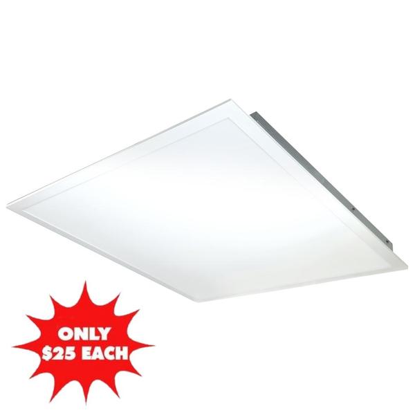 2' x 2' Selectable watt 120/277 volt CCT Selectable LED Flat Panel (40 Pack)