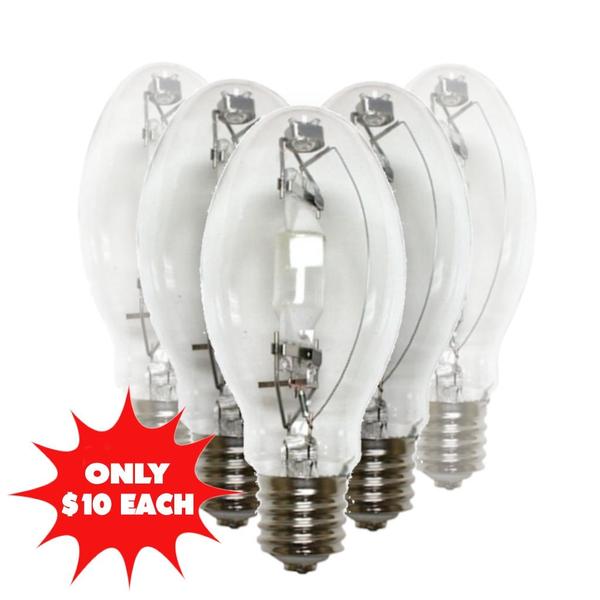 250 watt ED28 Mogul POMB Base Clear Metal Halide (24 Pack)