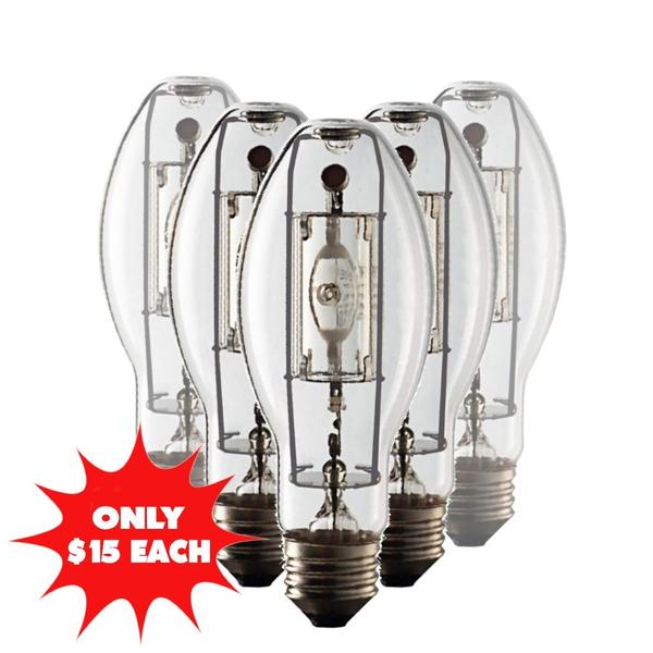 100 watt 100 volt EDX17 Medium Screw Base 3200K Natural White Metal Halide (48 Bulk Pack)