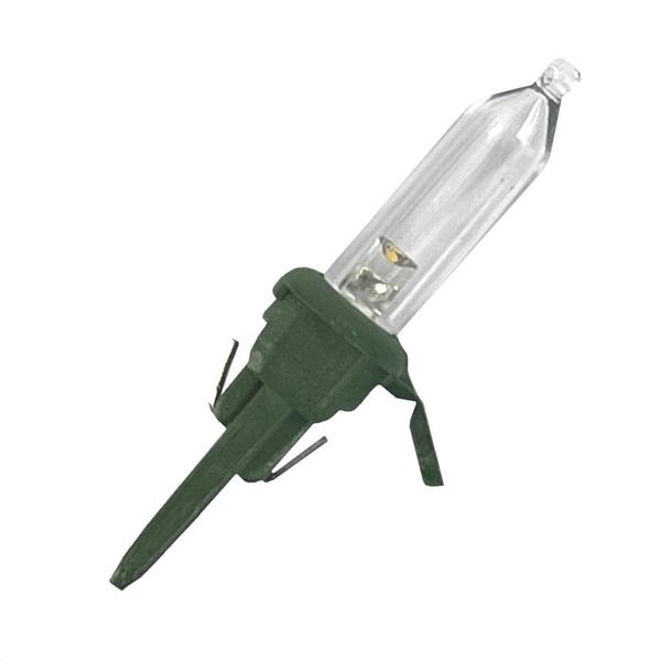 LED Warm White Miniature Christmas Light Bulb Replacement (25 Pack)