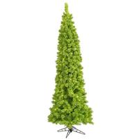 Vickerman 12 'x 57" Flocked Lime 1050 LED Light Prelit Christmas Tree