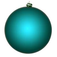 Vickerman 3" Dark Teal Candy Ball Christmas Ornament (12 Pack)