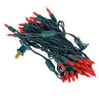 Vickerman 25' 50 Light Frosted Red Italian LED String Set
