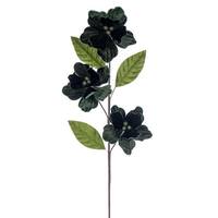 Vickerman 28" Green Velvet Razor Amaryllis Artificial Flower Stem (3 Pack)