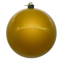 Vickerman 4.8" Medallion UV Drilled Pearl Ball Christmas Ornament (4 Pack)