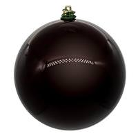 View 8" Burgundy Pearl Ball UV Drilled Christmas Ornament